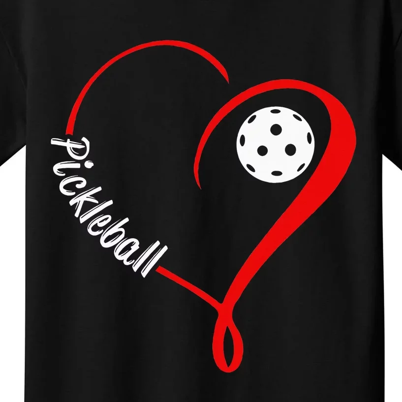 Love Pickleball Funny Pickle Ball player Kids T-Shirt