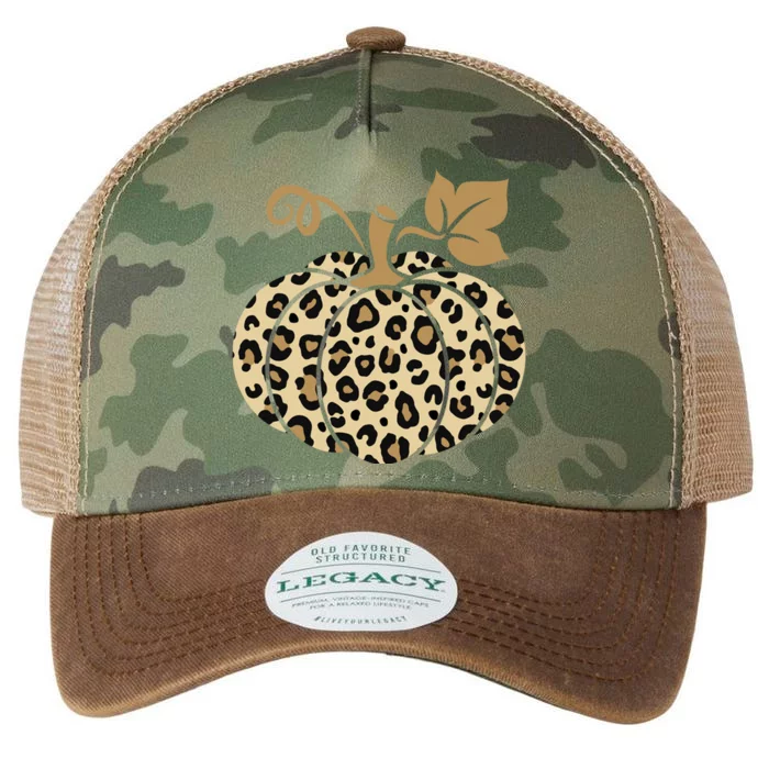 Leopard Pumpkin Fall Legacy Tie Dye Trucker Hat