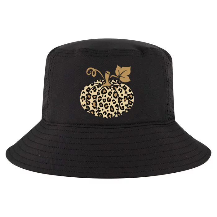 Leopard Pumpkin Fall Cool Comfort Performance Bucket Hat