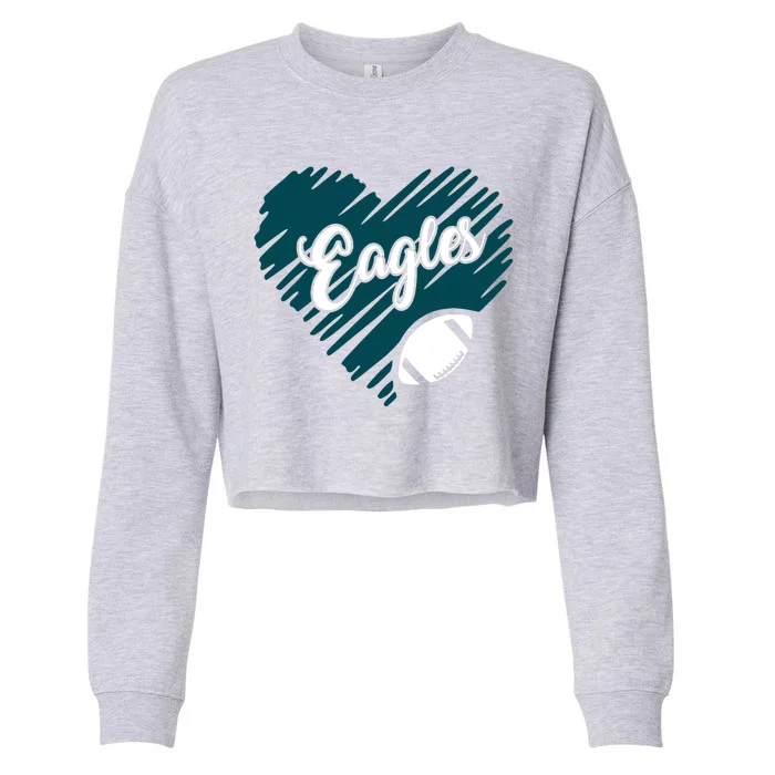 Love Philadelphia Football Its A Philly Thing Cropped Pullover Crew