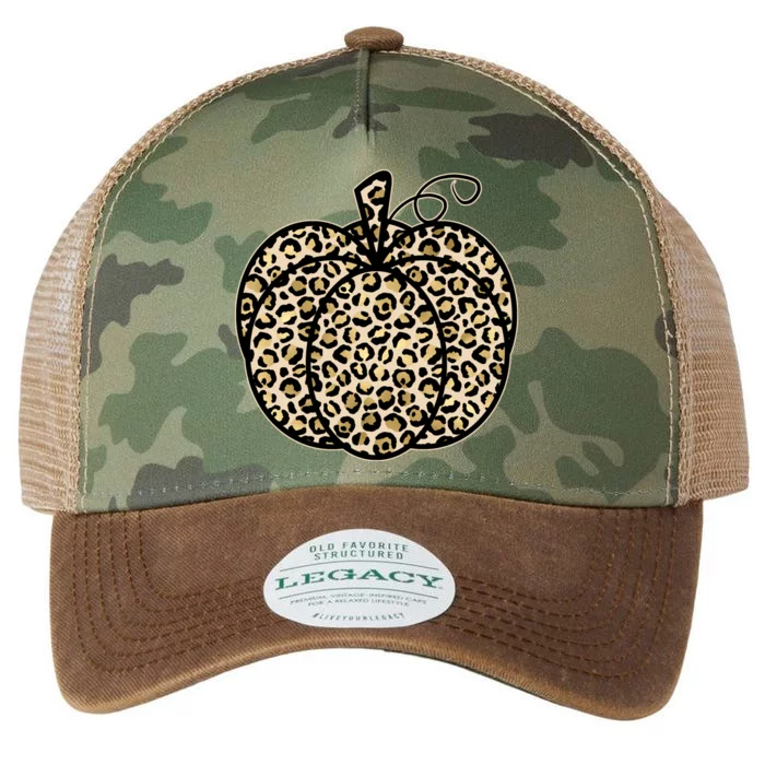 Leopard Pumpkin Festive Legacy Tie Dye Trucker Hat