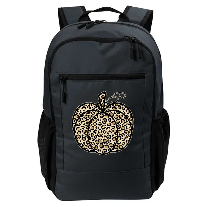 Leopard Pumpkin Festive Daily Commute Backpack