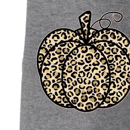 Leopard Pumpkin Festive Doggie 3-End Fleece Hoodie