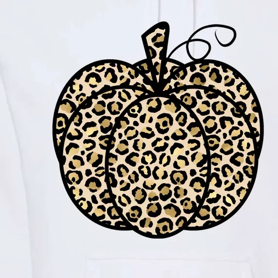 Leopard Pumpkin Festive Premium Hoodie