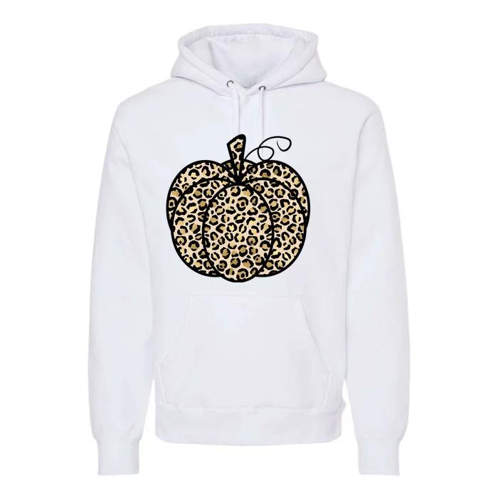 Leopard Pumpkin Festive Premium Hoodie