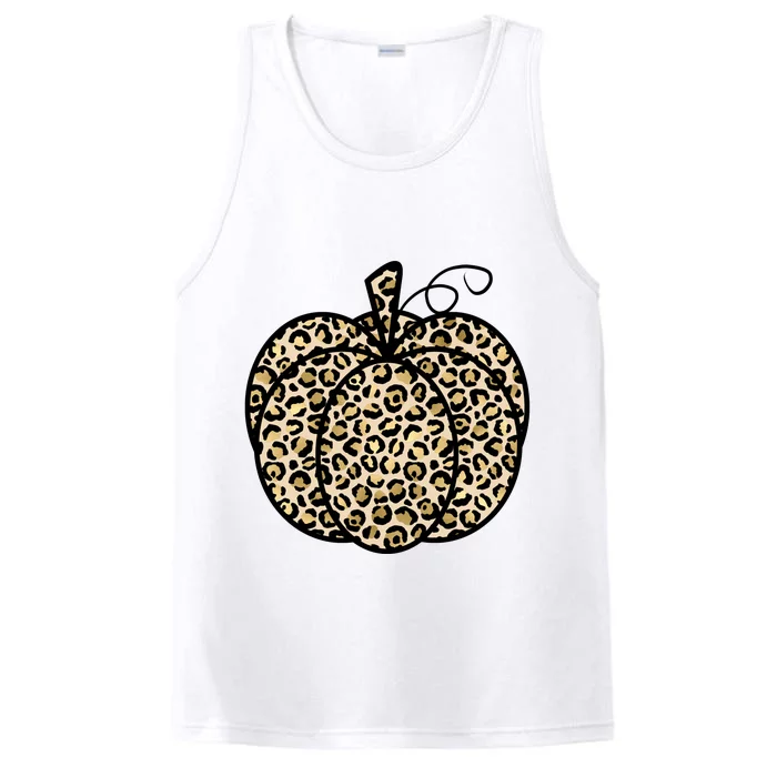 Leopard Pumpkin Festive Performance Tank