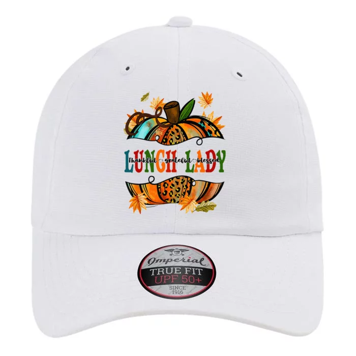 Leopard Pumpkin Fall Autumn Thanksgiving Lunch Lady The Original Performance Cap