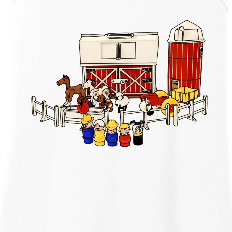 Little People Family With Farm Ladies Essential Tank