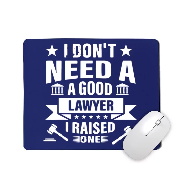 Lawyer Parents Father Mother Law School Graduation Graduate Mousepad