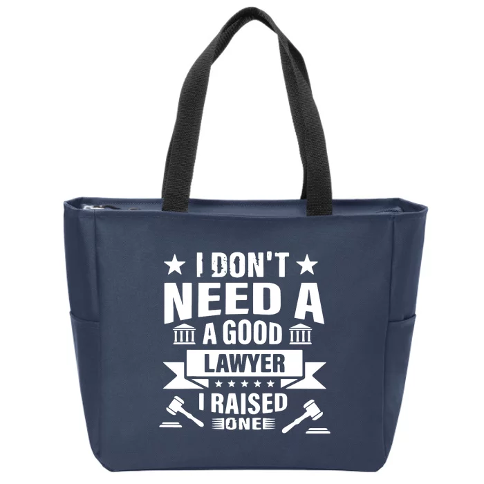 Lawyer Parents Father Mother Law School Graduation Graduate Zip Tote Bag