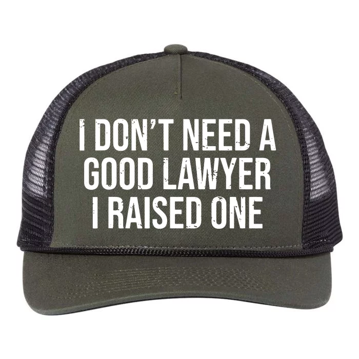 Lawyer Parents Father Mother Law School Graduation Retro Rope Trucker Hat Cap