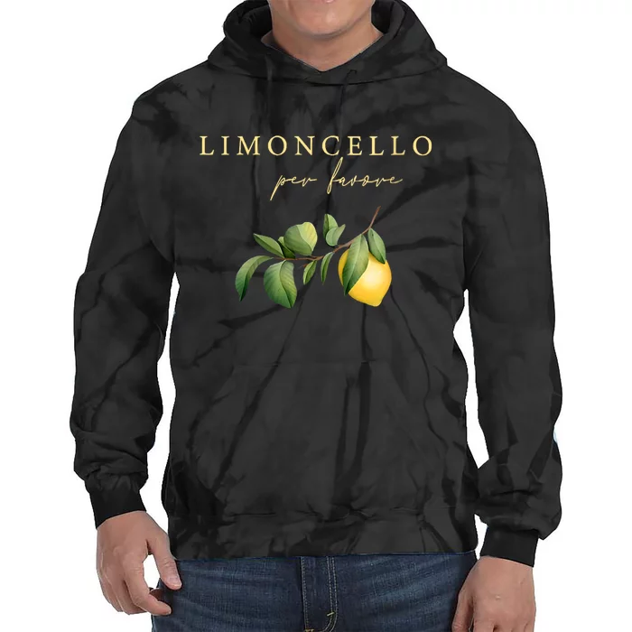 Limoncello Per Favore Tie Dye Hoodie