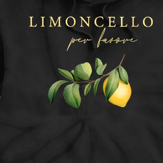 Limoncello Per Favore Tie Dye Hoodie