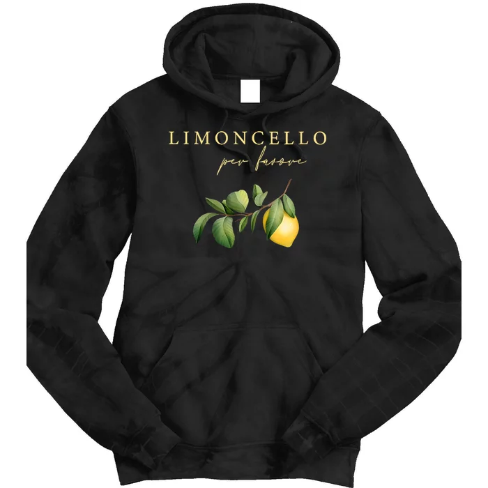 Limoncello Per Favore Tie Dye Hoodie