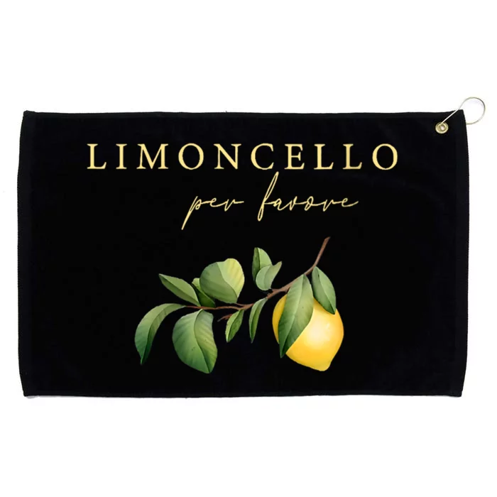 Limoncello Per Favore Grommeted Golf Towel