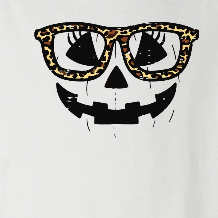 Leopard Pumpkin Face Halloween Women Girl Toddler Long Sleeve Shirt