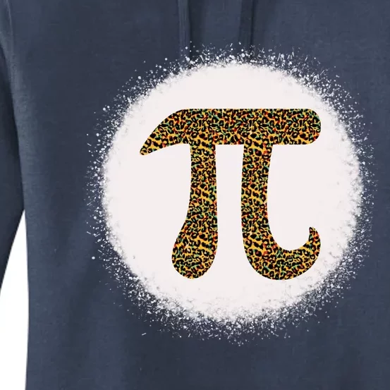 Leopard Pi Gift Pi Day Happy Pi Day Math Teacher Gift Women's Pullover Hoodie