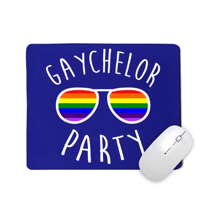 Lgbt Pride Gay Bachelor Party Gaychelor Engaget Gift Mousepad