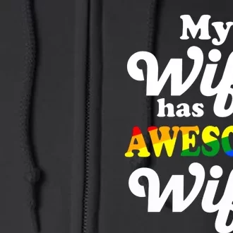 LGBTQ Pride Gay Couple Funny Wedding Lesbian Couples Full Zip Hoodie