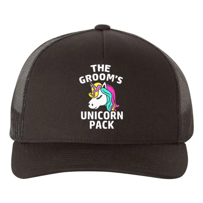 Lgbt Pride Gay Bachelor Party Unicorn Pack Engagement Yupoong Adult 5-Panel Trucker Hat