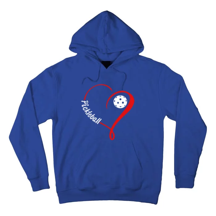 Love Pickleball Gift Tall Hoodie