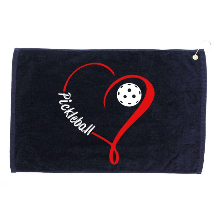 Love Pickleball Gift Grommeted Golf Towel