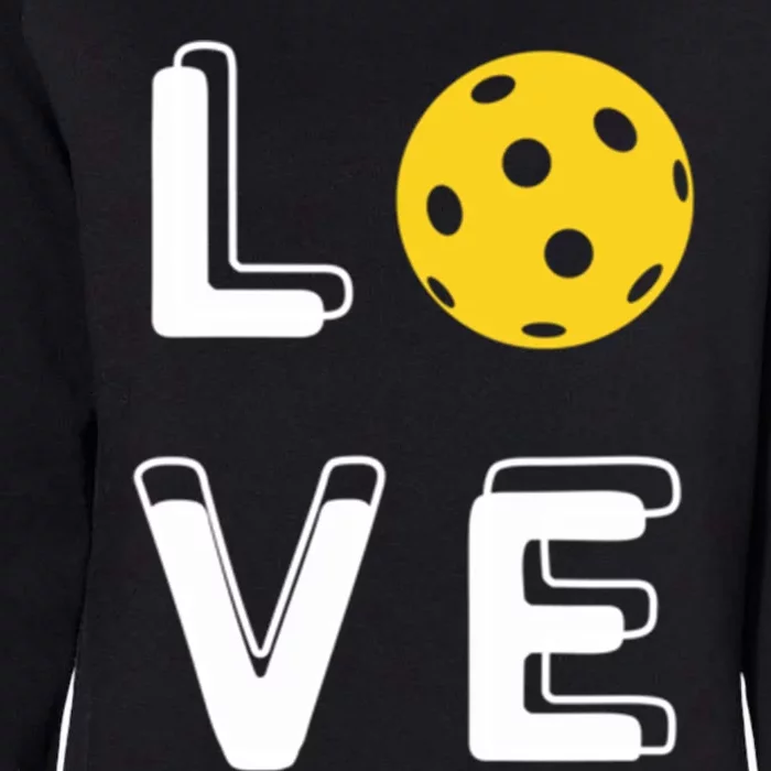 Love Pickleball (Gift) Womens California Wash Sweatshirt