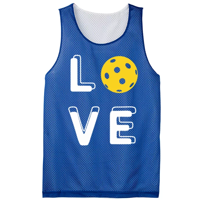 Love Pickleball (Gift) Mesh Reversible Basketball Jersey Tank