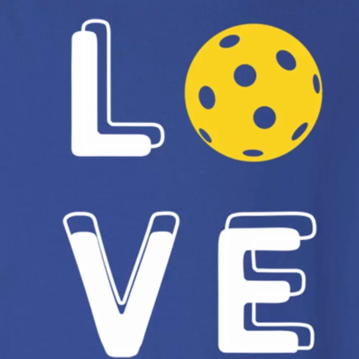 Love Pickleball (Gift) Toddler Long Sleeve Shirt