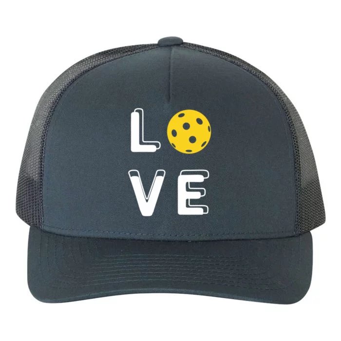 Love Pickleball (Gift) Yupoong Adult 5-Panel Trucker Hat