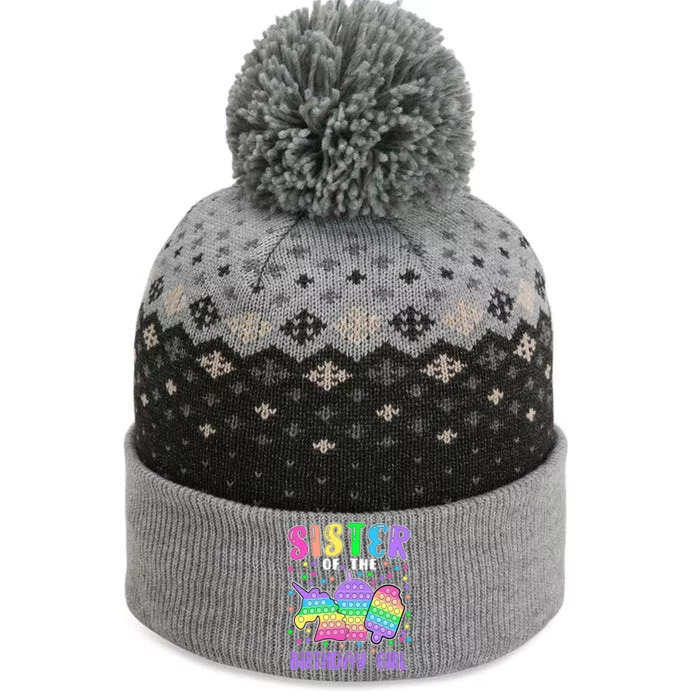 Lets Popcute Giftit Sister Of The Birthday Popcute Giftit Great Gift The Baniff Cuffed Pom Beanie