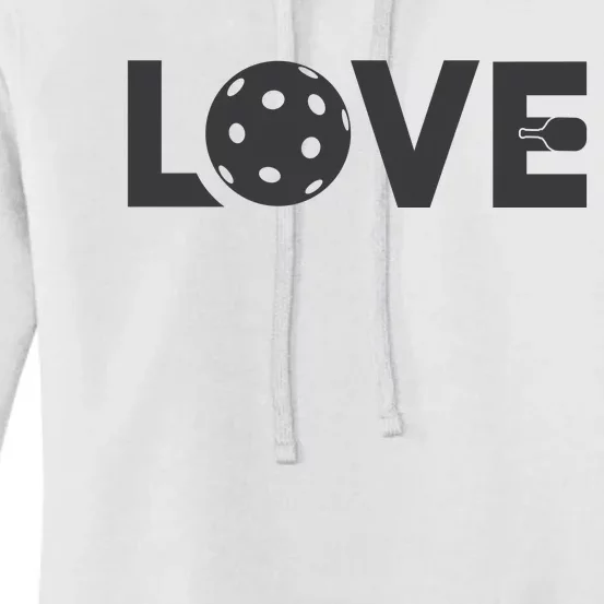 Love Pickleball Gift For Pickle Ball Player Women's Pullover Hoodie