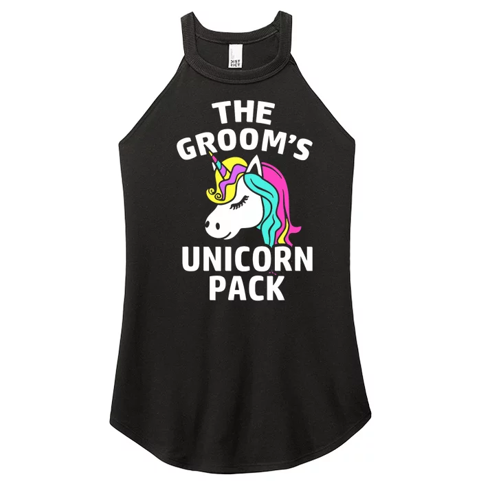 Lgbt Pride Gay Bachelor Party Unicorn Pack Engagement Women’s Perfect Tri Rocker Tank