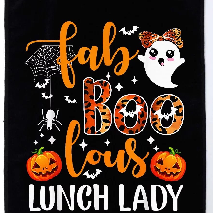 Leopard Print Halloween Lunch Lady Team Teacher Costume Platinum Collection Golf Towel