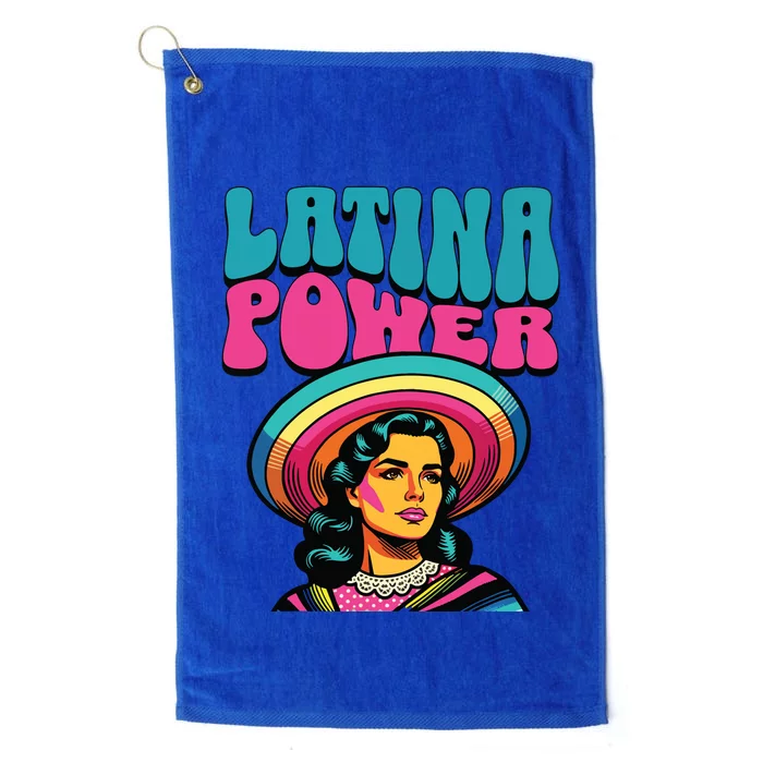 Latina Power Hispanic Heritage Month Platinum Collection Golf Towel