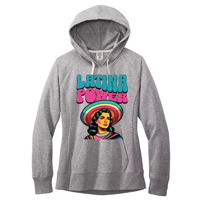 Latina Power Hispanic Heritage Month Women's Fleece Hoodie