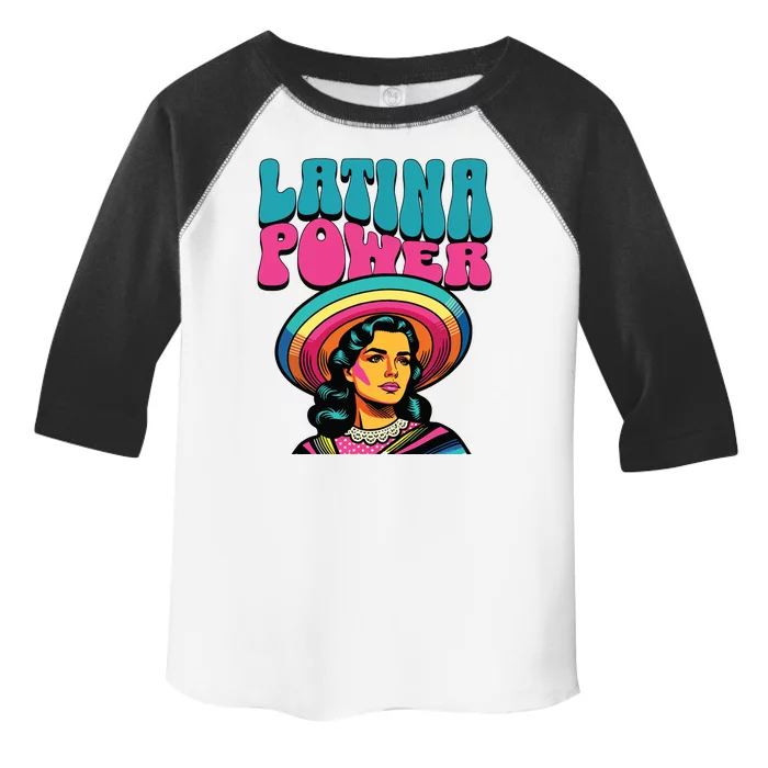 Latina Power Hispanic Heritage Month Toddler Fine Jersey T-Shirt