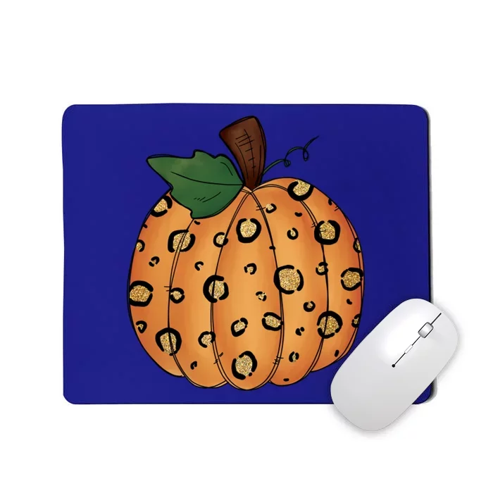 Leopard Pumpkin Halloween Thanksgiving Meaningful Gift Mousepad