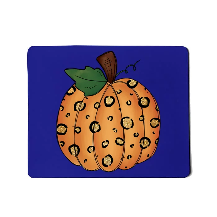 Leopard Pumpkin Halloween Thanksgiving Meaningful Gift Mousepad