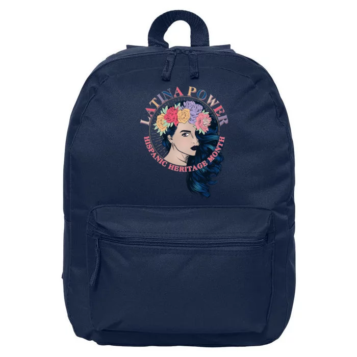 Latina Power Hispanic Heritage Month 16 in Basic Backpack