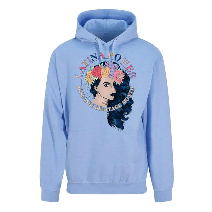 Latina Power Hispanic Heritage Month Unisex Surf Hoodie