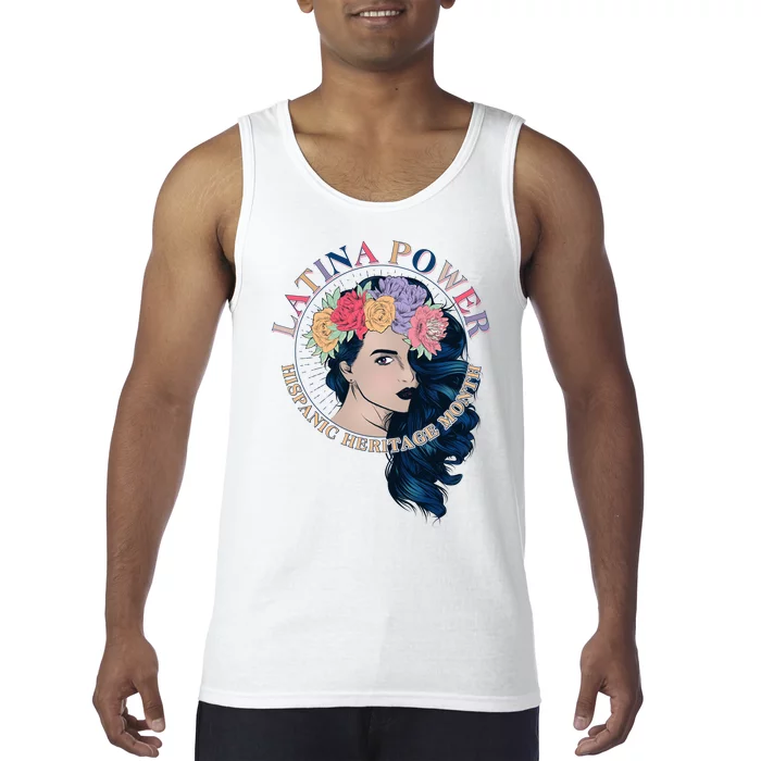 Latina Power Hispanic Heritage Month Tank Top