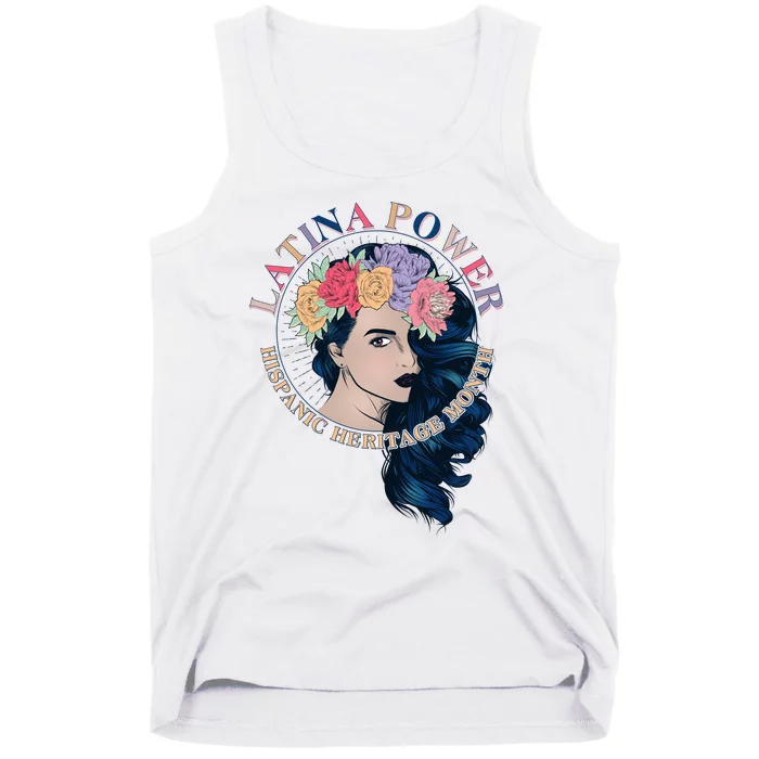 Latina Power Hispanic Heritage Month Tank Top