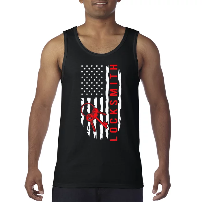 Locksmith Picking I Locksmithing I Key I Locksmith Tank Top