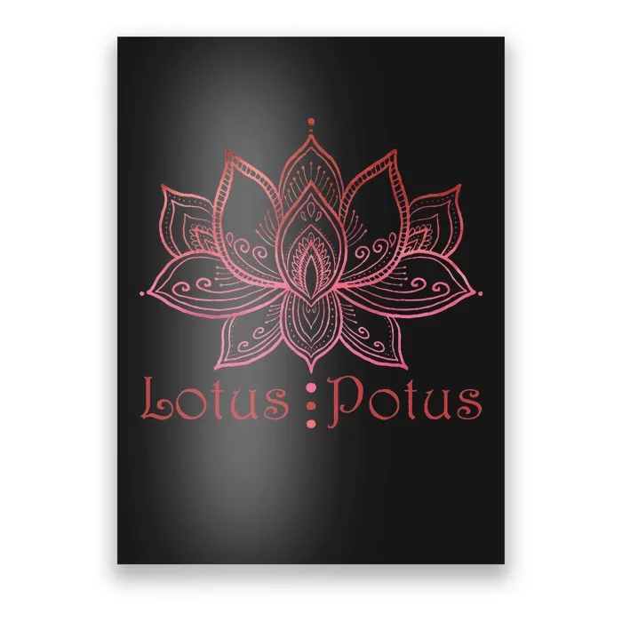 Lotus Potus In Red And Shades Poster