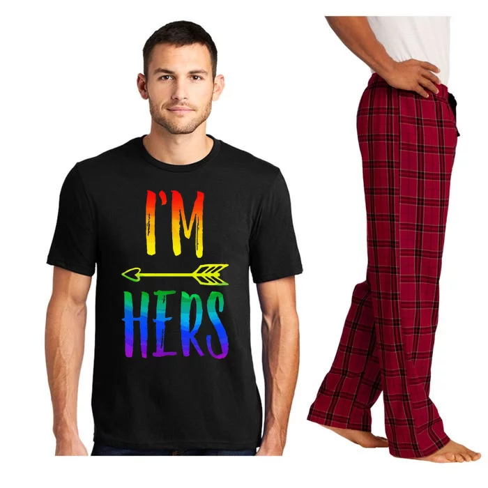 LGBT Pride Im Her Shes Mine Lesbian Couple Matching Lover Pajama Set