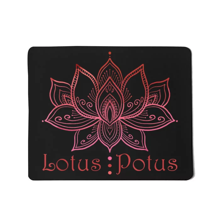 Lotus Potus In Red And Shades Mousepad