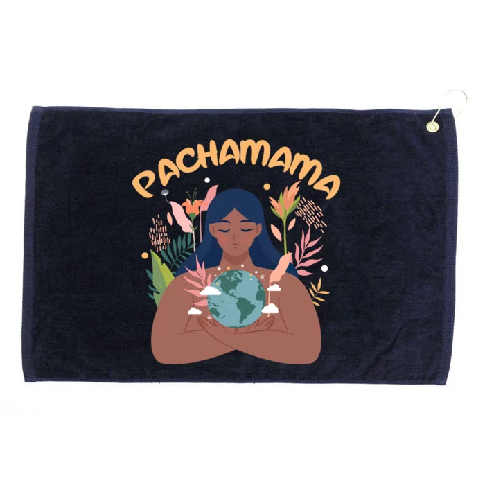 La Pachamama Indigenous Mother Earth Latino Quechua Aymara Gift Grommeted Golf Towel