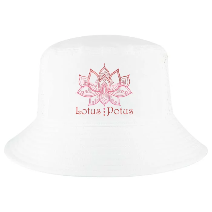 Lotus Potus In Red And Shades Cool Comfort Performance Bucket Hat