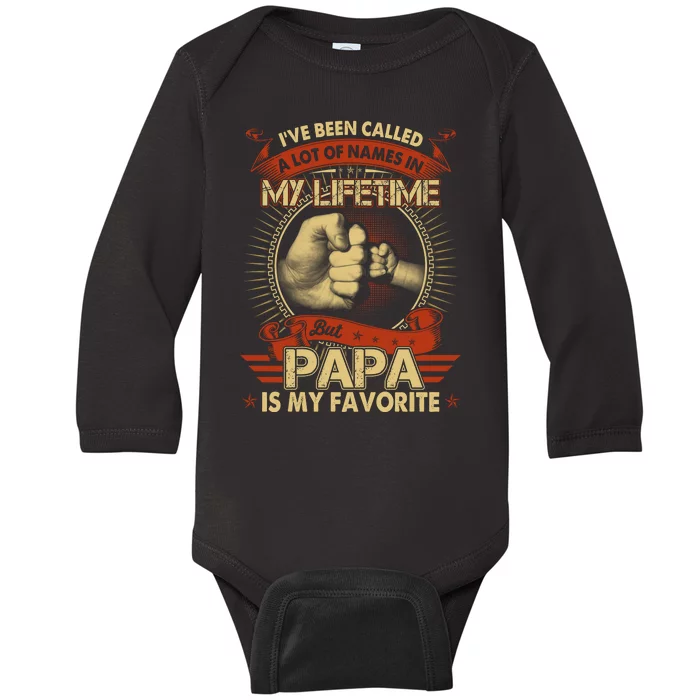 Lifetime Papa Baby Long Sleeve Bodysuit